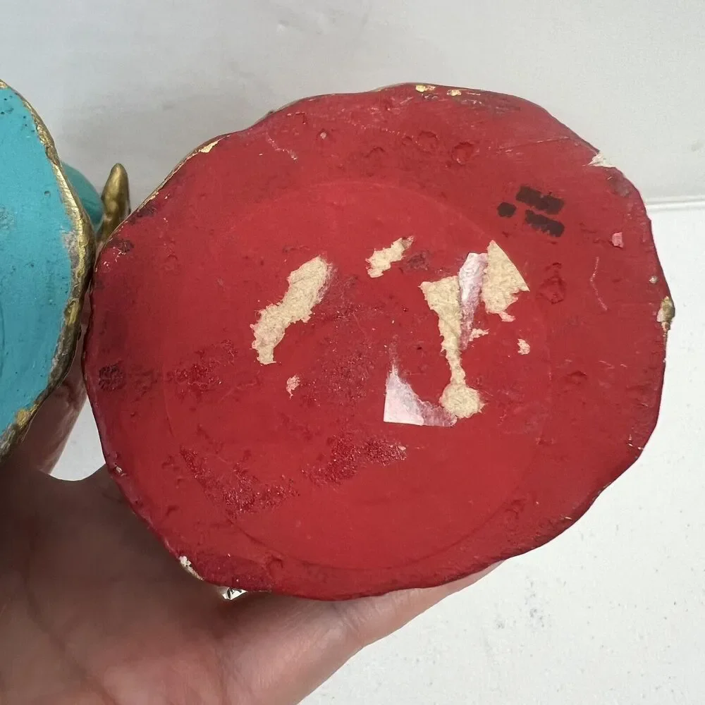Ardco‎ Christmas Singing Choir Angels Japan Paper Mache Vintage Holiday Lot Of 2